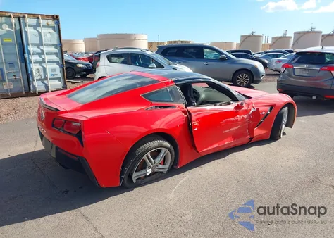 2016 Chevrolet Corvette Stingray из США, поврежденный, VIN 1G1YB2D72G5111686